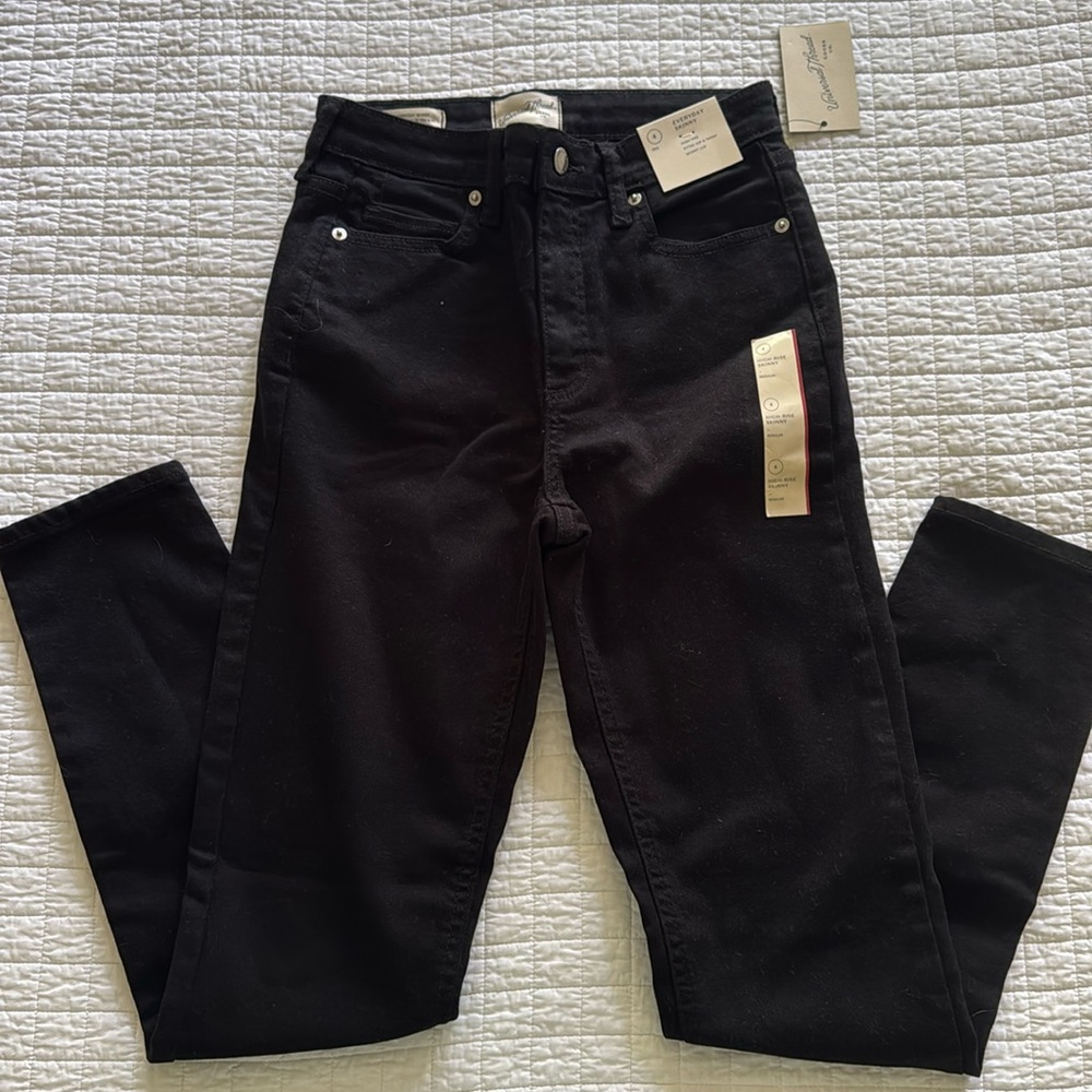 NWT Universal Thread Black Everyday Skinny Jeans 4